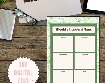 Wochenplaner für Lehrer | Druckbare Vorlage für die Klassenzimmer-Planung