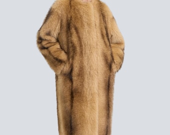 Fur Long Coat Women | Luxury Winter Fur Coat Oversized | Warm Vegan Fur Overcoat for Women Cold Weather