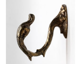 Waldorf Astoria Bronze Swan Curtain Tie Back Hook