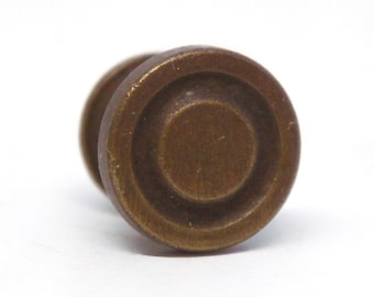 Vintage 0.5 in. Round Barrister Bookcase Drawer Cabinet Knob