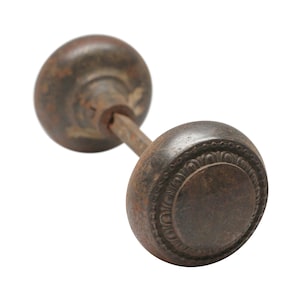 Antique Cast Iron Concentric Passage Door Knobs