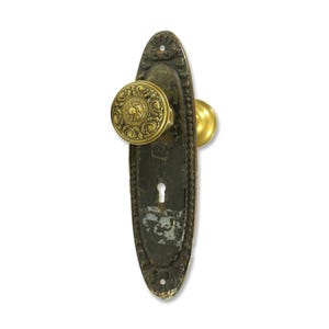 Antikes 6 fach 1920er Jahre Türknauf Set