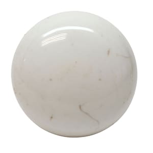 Vintage 1.875 in. Porcelain White Drawer Cabinet Knob