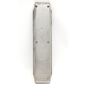 Vintage 15 in. Aluminum Art Deco Door Push Plate