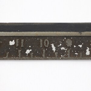Vintage 12 In. Cast Aluminum Angle Mount Ruler - Etsy