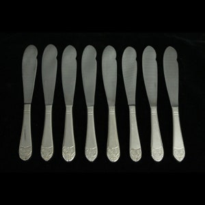 Waldorf Astoria Art Deco Fish Knife Flatware 8 Piece Set