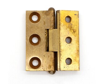 Vintage 4 x 3.5 Cast Brass Butt Door Hinge