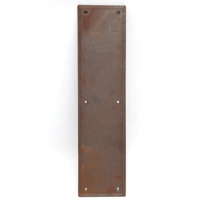 Vintage 14 in. Commercial Cast Steel Door Push Plate
