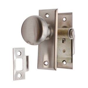 Closet Door Latch or Screen Door Knob Set, Small Closet Knob and