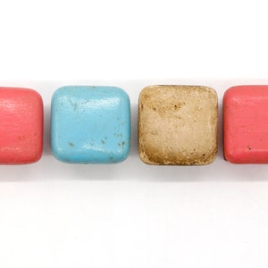 Set of 1.25 in. Square Painted Cabinet Drawer Knobs