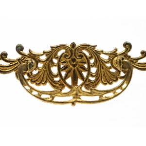 Vintage 5.5 in. Traditional Bronze Drawer Bail Pull