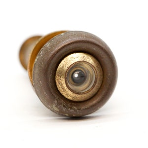 Vintage Brass Door Peephole