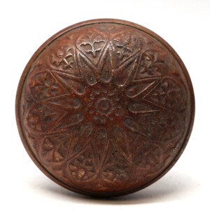 Antique 1880s Bronze Vernacular Lockwood Passage Door Knob