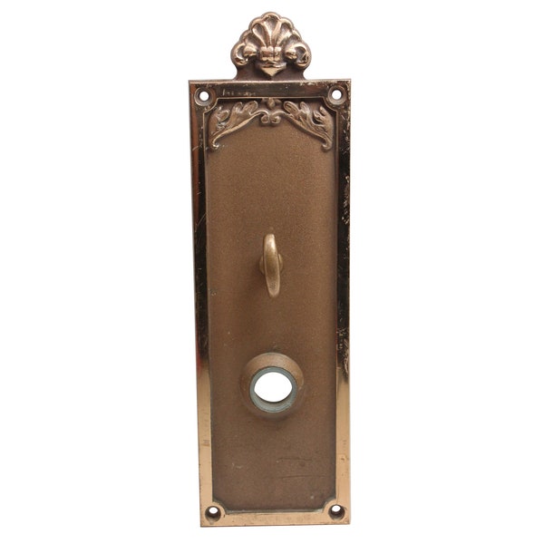 Brass Plaza Hotel Door Back Plate with Thumb Turn
