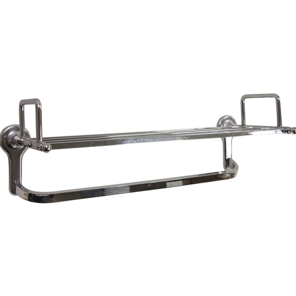 Waldorf Astoria Chrome Over Brass Bathroom Towel Wall Rack