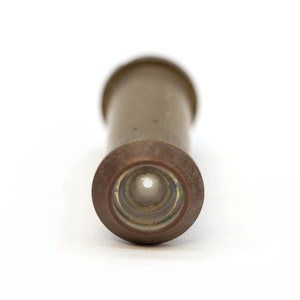 Vintage Adjustable Patina Brass Door Peephole