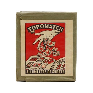 European Vintage Topomatch Allumettes De Surete Matchboxes