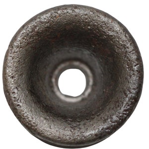 Vintage 1 in. Cast Iron Concave Drawer Cabinet Knob