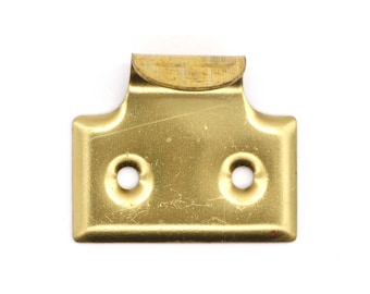 Vintage Polished Brass Window Sash Lift
