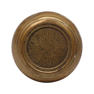 Antique Yale & Towne Modern Radial Brass Passage Derbian Door Knob