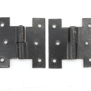 Pair of Vintage 4 x 3.875 Steel Lift Off Door Hinges