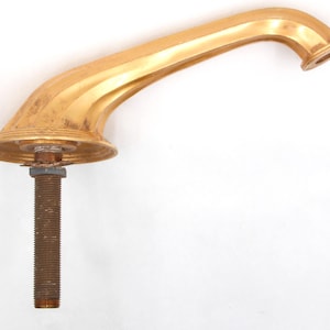 Art Deco Gilded Brass Sherle Wagner Sink Spout