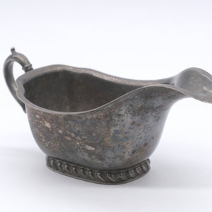 Vintage Silver Plated Gravy Boat