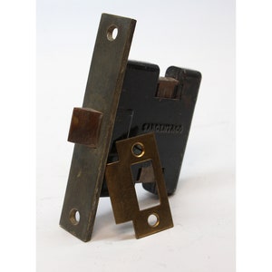 Antique Sargent Brass & Cast Iron Store Door Mortise Lock
