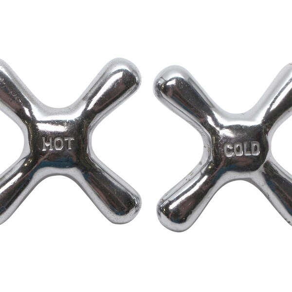 Hot & Cold Bathroom Knobs Etsy