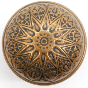 Antique Lockwood Radial Brass Passage Door Knob