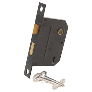 Vintage England Steel Door Mortise Door Lock with Key