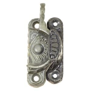 Antique Victorian Clam Shell Cast Iron Window Lock