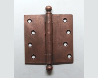 MTMTOOL Heavy Duty Antique Copper Hinge 2.95 x 1.54 Crown Head Hinge Door Hardware Accessories Pack of 2 MTMTOOL Heavy Duty Antique Copper Hinge 2.95 x 1.54 Crown Head Hinge Door Hardware Accessories Pack of 2