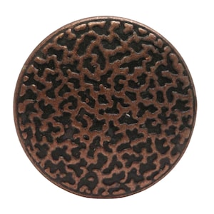 1.375 in. Brass Textured Drawer Cabinet Knob