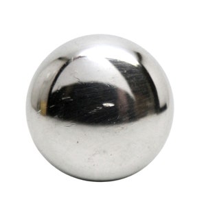 Vintage 0.75 in. Round Chrome Drawer Cabinet Knob