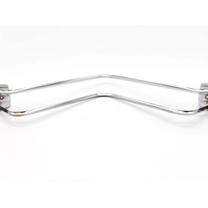 Corner Vintage Chrome Surface Mount Towel Bar