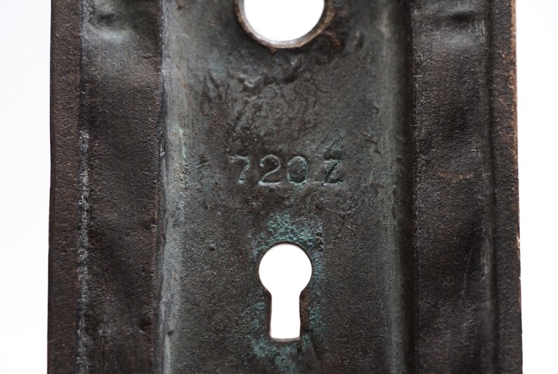 Italian Renaissance Back Plate with Two Keyholes