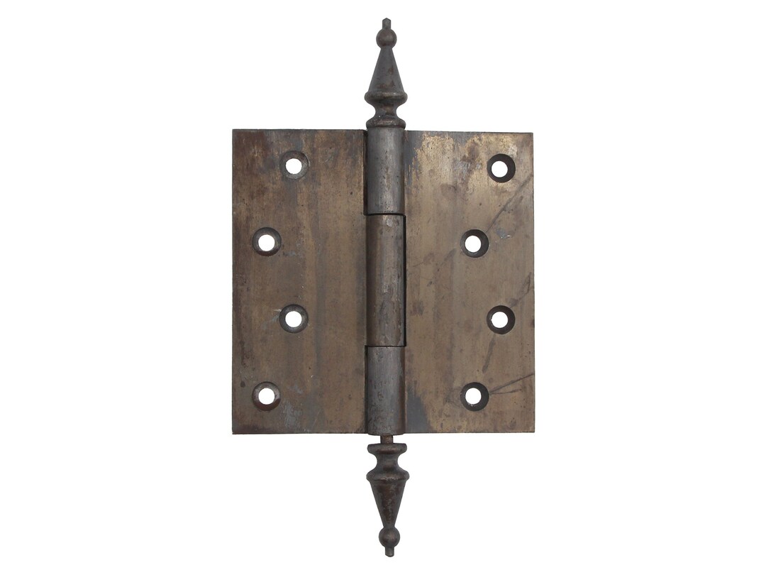Ironmongery World Black Antique Cast Iron Butt Door Hinges With Screws – IMW83964