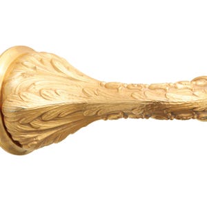 Sherle Wagner Gilded Brass Wall Tub Spout