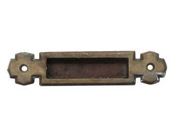 Antique 5 in. Arts & Crafts Bronze Window Sash Lift