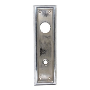 Beveled Steel 10.5 in. Door Back Plate