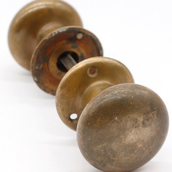 Unlaquered Brass Knob Etsy
