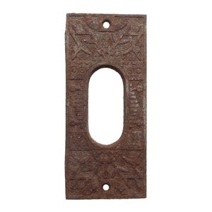 Cast Iron Windsor Pocket Door Plate