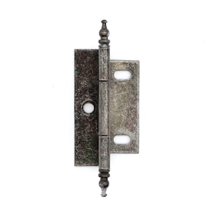 Vintage 2.5 x 2 Steel Steeple Tip Cabinet Hinge