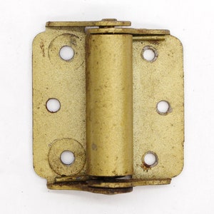 Classic Brass Plated Steel Screen Door Spring Hinge