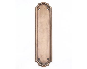 Plaque à Doigts Vintage Style Eastlake – Laiton Poli – Pour Porte Intérieure/extérieure