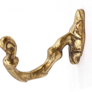 Waldorf Astoria Polished Bronze Wall Curtain Hook