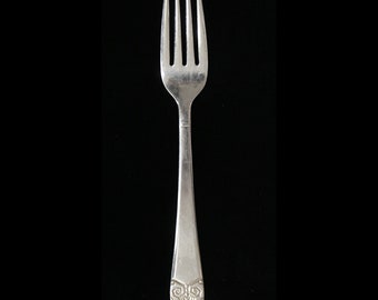 Waldorf Astoria Silver Plated Art Deco Dinner Fork Flatware