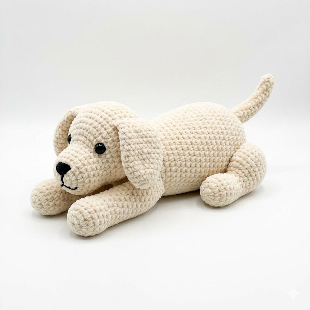 30 Golden Retriever Crochet Patterns to Make a Loyal Handmade Pup 14 Realistic Puppy Golden Retriever Amigurumi