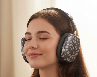 Capas para AirPods Max com estampa floral de margaridas | Capas para fones de ouvido com estampa floral
